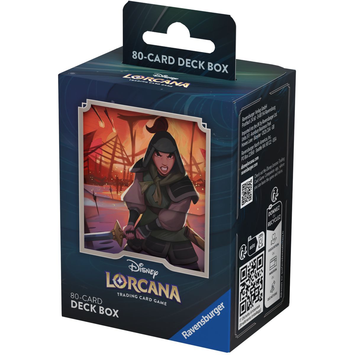 Disney Lorcana – Deckbox – Rise of the Floodborn (Set 2) – Mulan – versiegelt