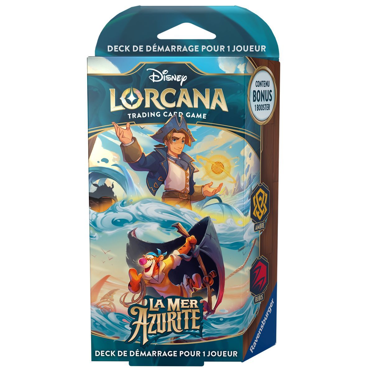 Disney Lorcana – Starter Deck – Kapitel 6 – Das Azuritmeer – Jim Hawkins und Tigger – FR