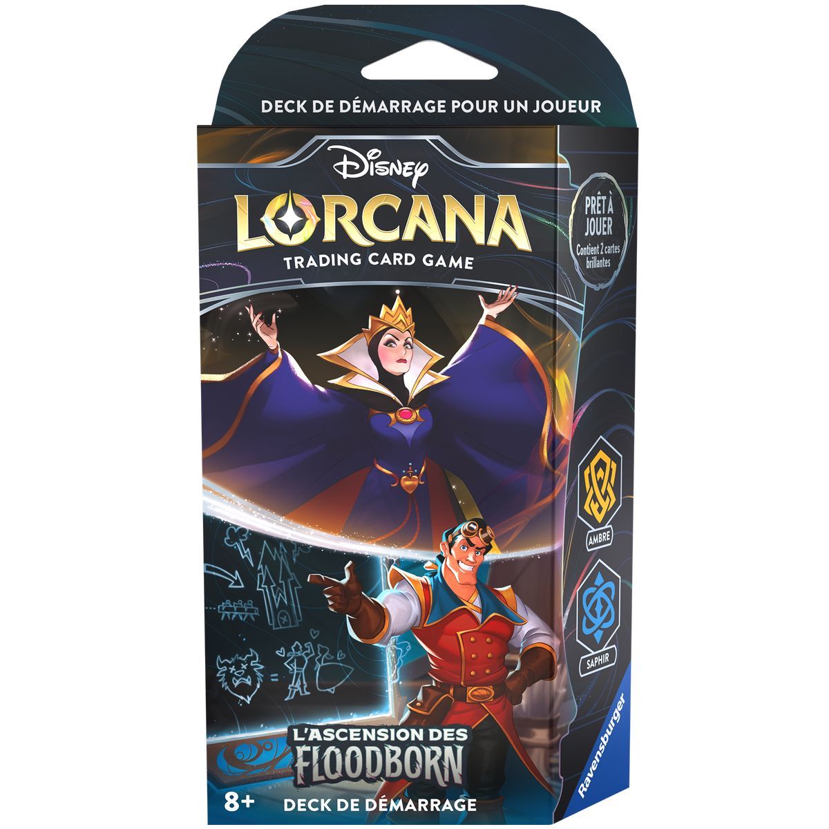 Item Disney Lorcana – Starter Deck – Set 2 Rise of the Floodborn – Queen / Gaston FR