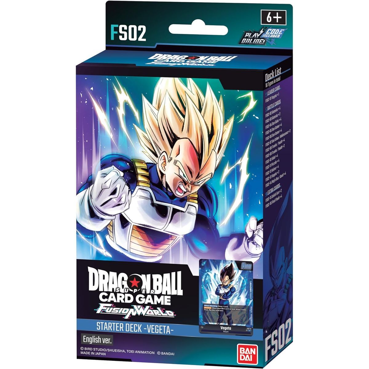 Starter Deck – Vegeta – FS02 – Dragon Ball Super CG Fusion World – DE