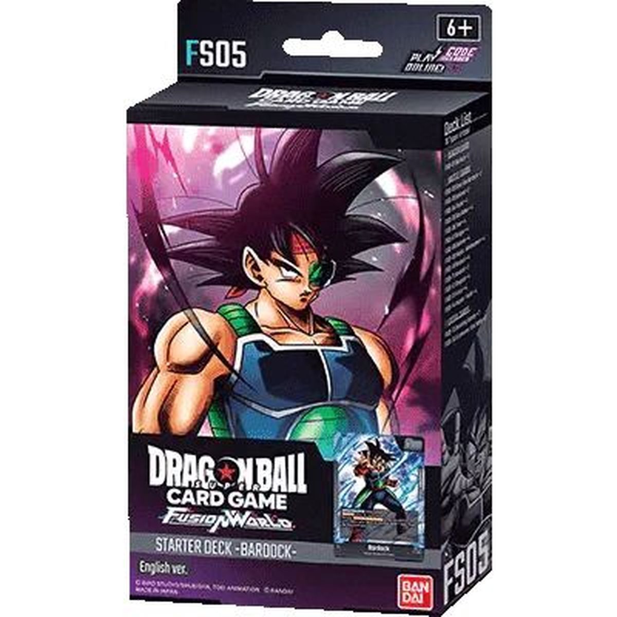 Item Starter Deck – Bardock – FS05 – Dragon Ball Super CG Fusion World – DE