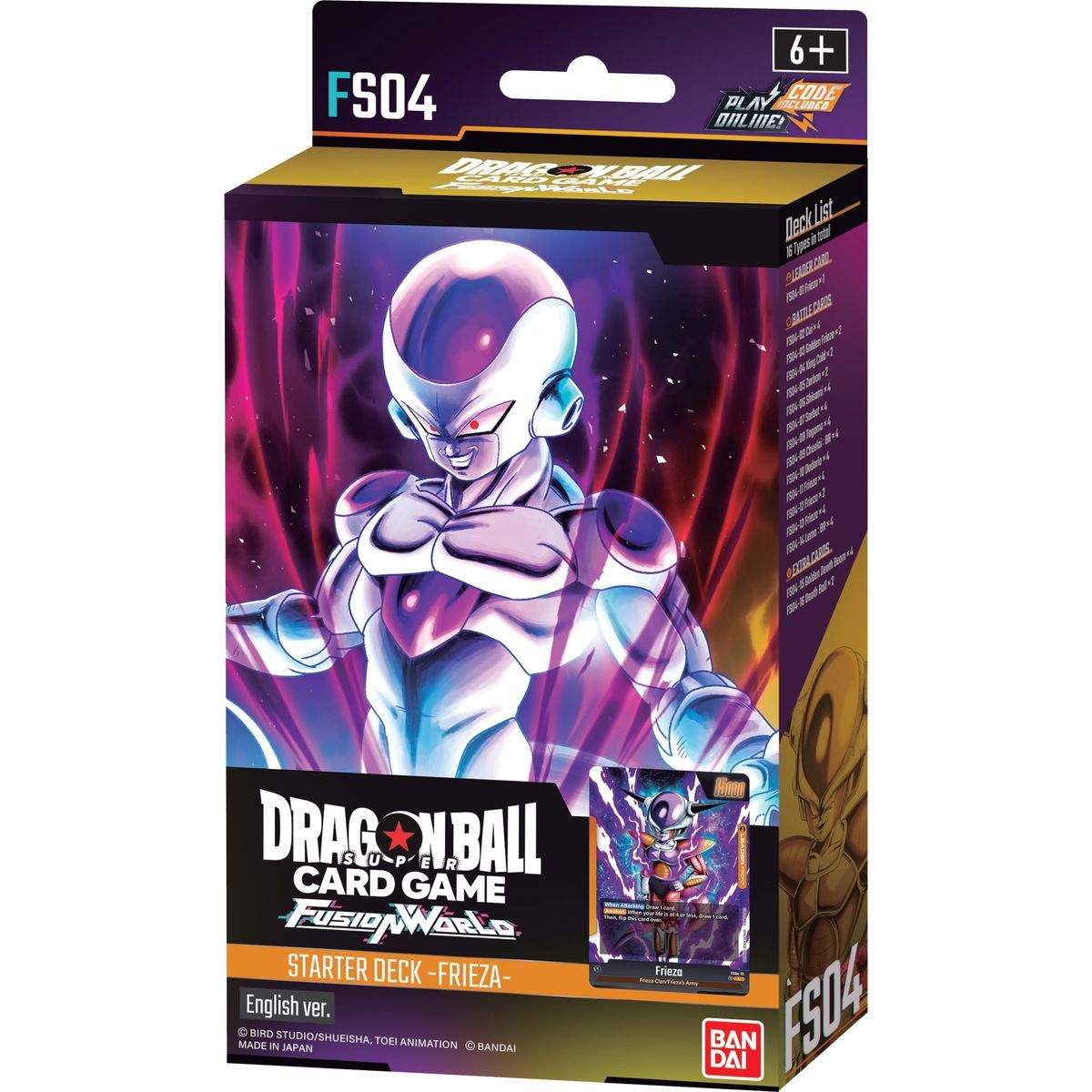 Item Starter Deck – Frieza – FS04 – Dragon Ball Super CG Fusion World – DE