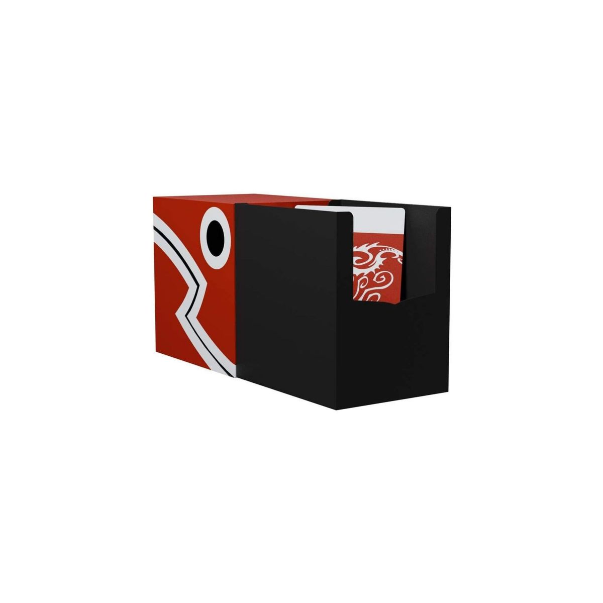 Dragon Shield – Deckbox – Doppelschale – Rot/Schwarz