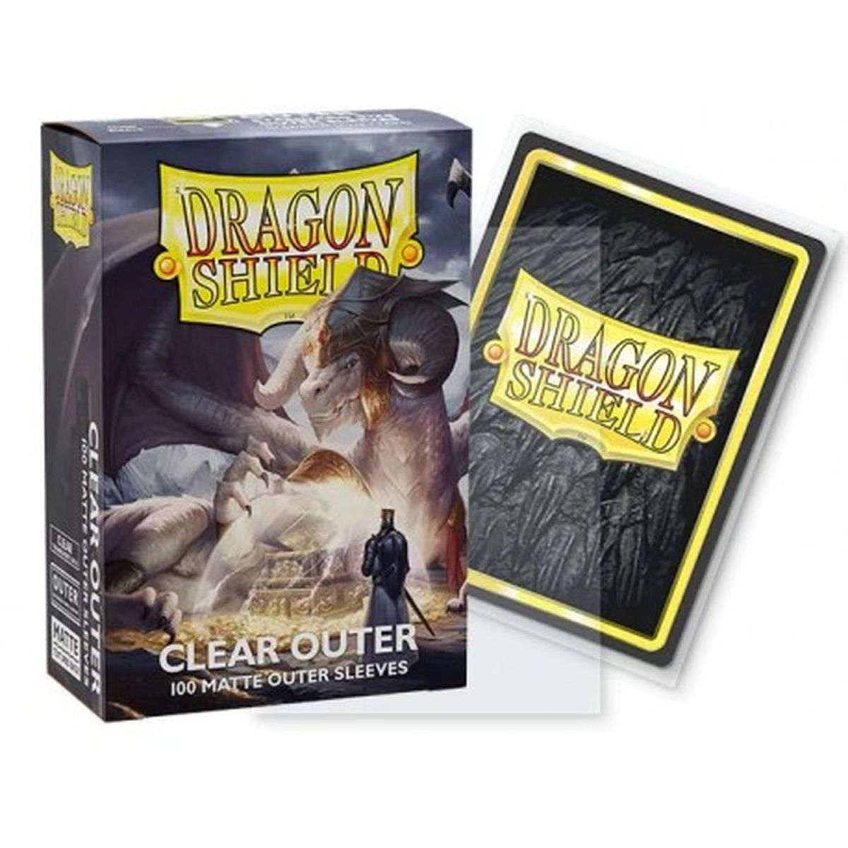 Item Dragon Shield – Kartenhüllen – Standard – transparente Außenseite (100)