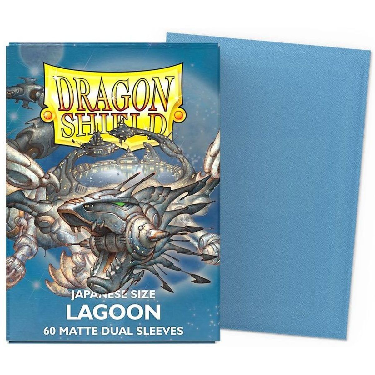 Item Dragon Shield – Kleine Ärmel – Japanische Größe – Dual Matte Lagoon (60)