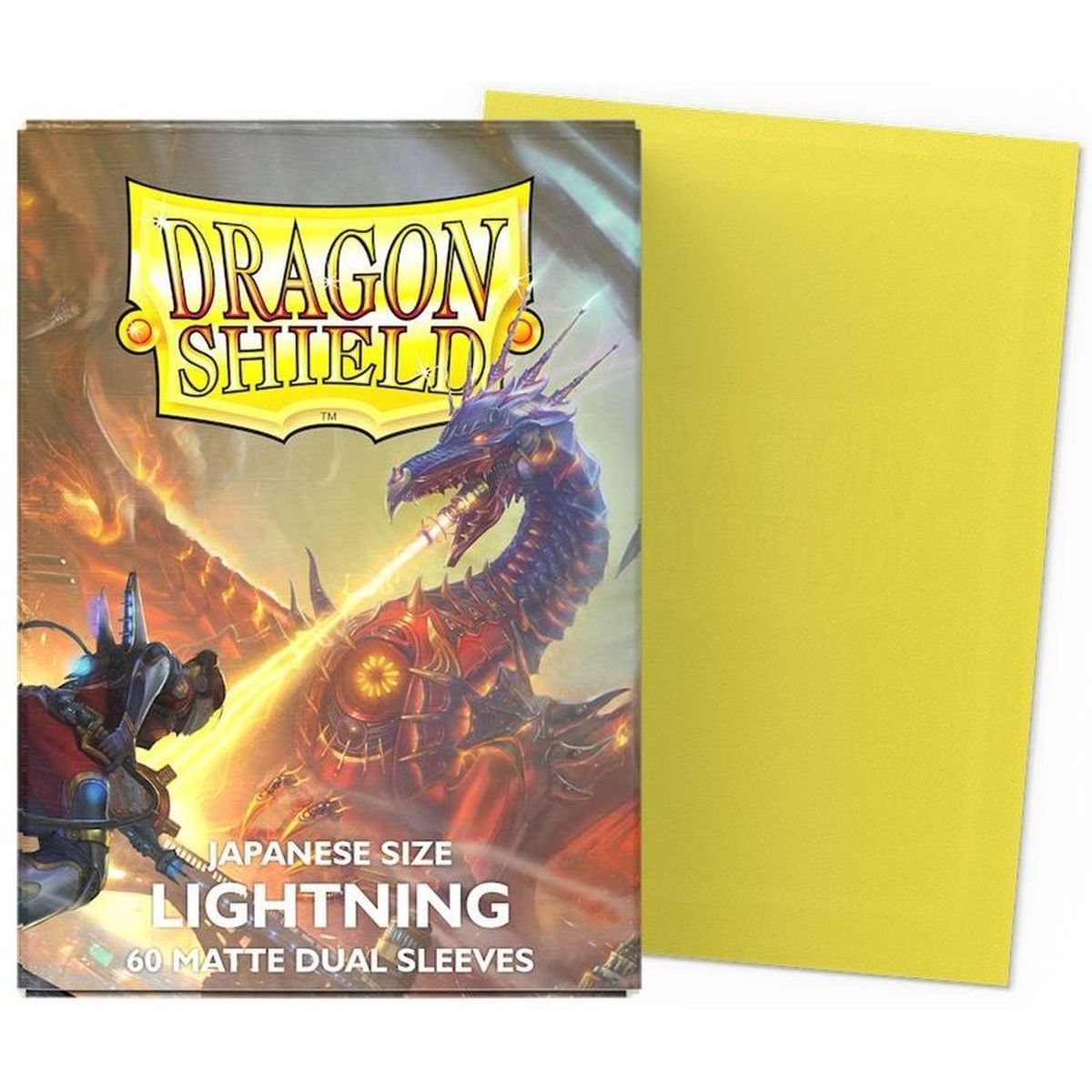 Item Dragon Shield – Kleine Hüllen – Japanische Größe – Dual Matte Lightning (60)