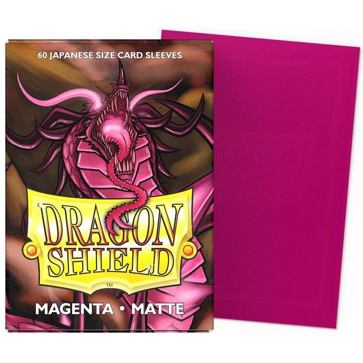 Item Kleine Dragon Shield-Hüllen – Mattmagenta (60)