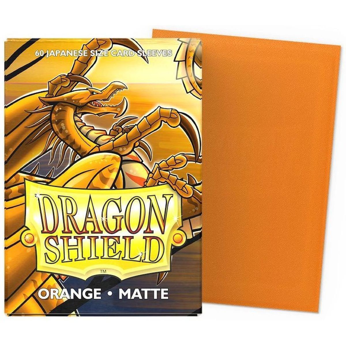 Item Kleine Dragon Shield-Hüllen – Mattorange (60)