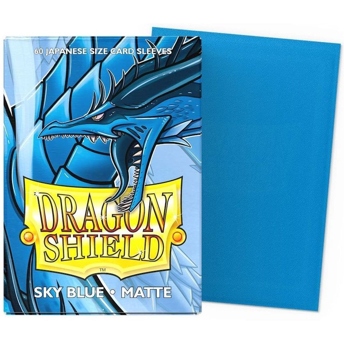 Item Dragon Shield Small Sleeves – Matthimmelblau (60)