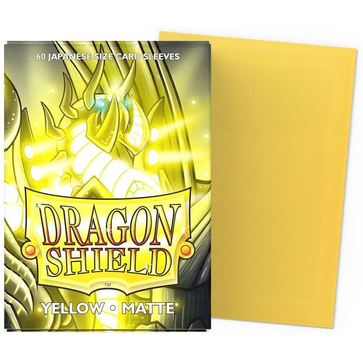 Dragon Shield Small Sleeves – Mattgelb (60)