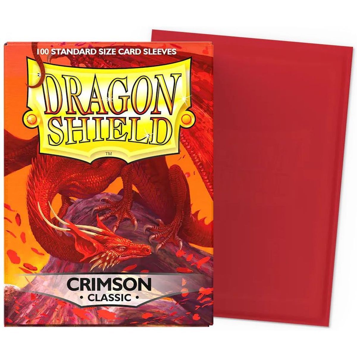 Item Dragon Shield – Standard-Ärmel – Classic Crimson (100)