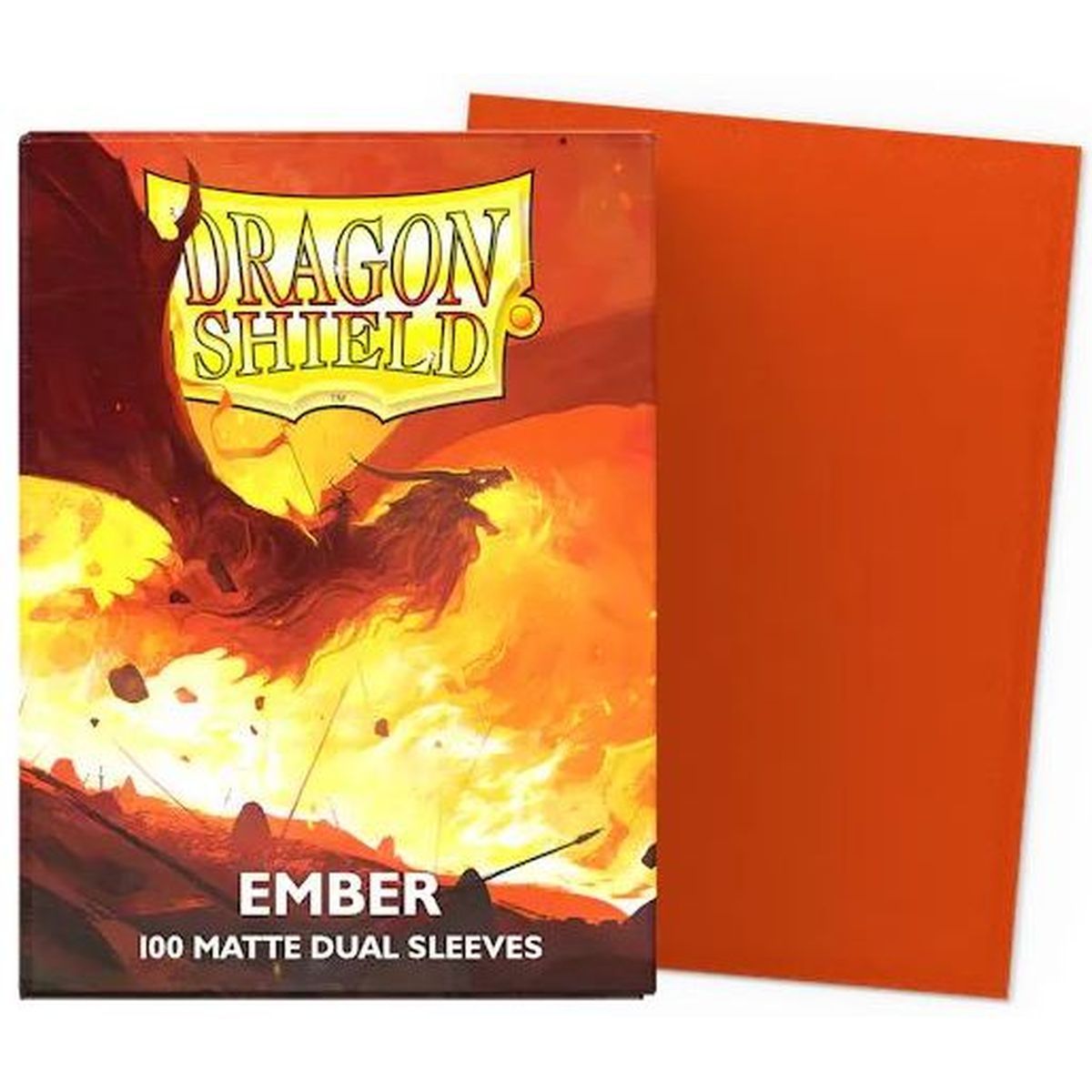 Item Dragon Shield – Standardhüllen – Dual Matte Ember (100)