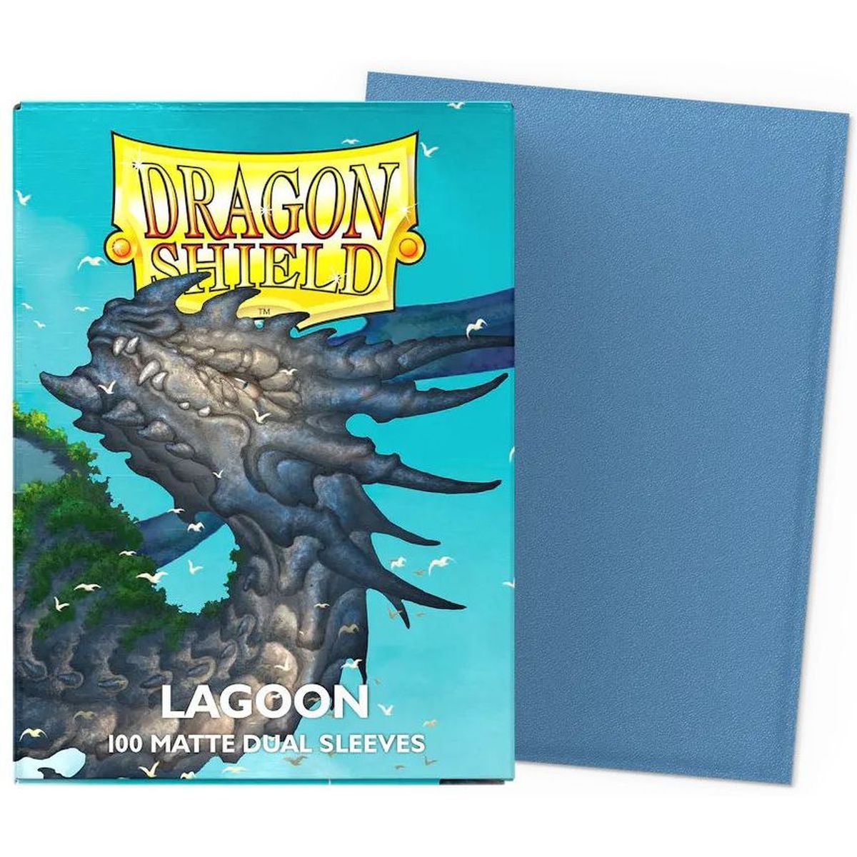 Item Dragon Shield – Standardhüllen – Dual Matte Lagoon (100)