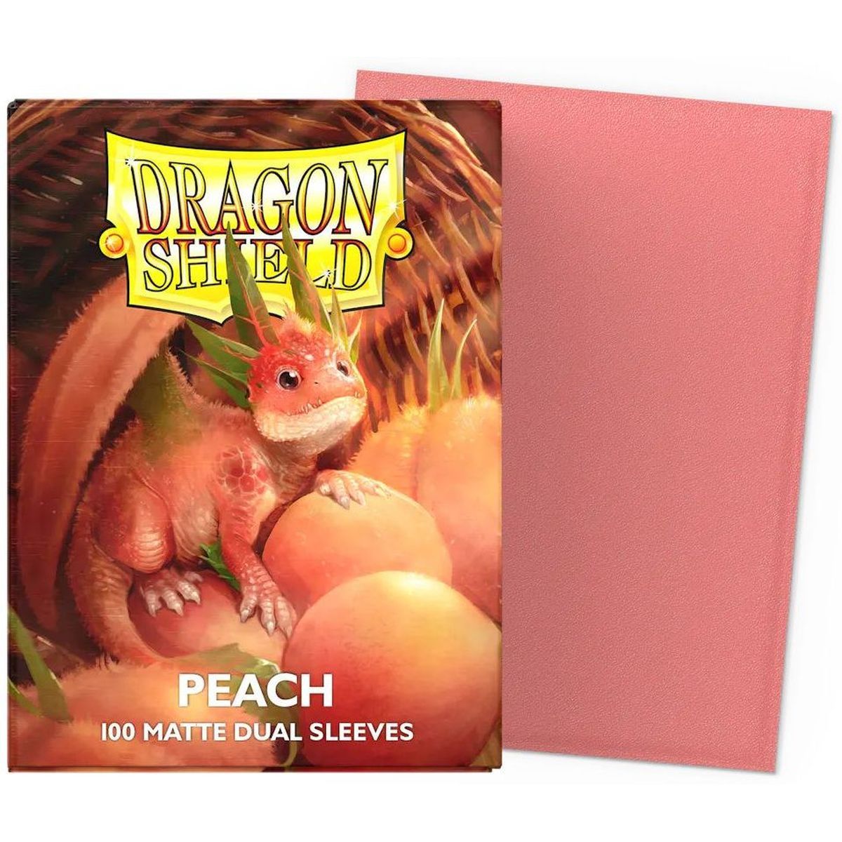 Item Dragon Shield – Standardhüllen – Dual Matte Peach (100)