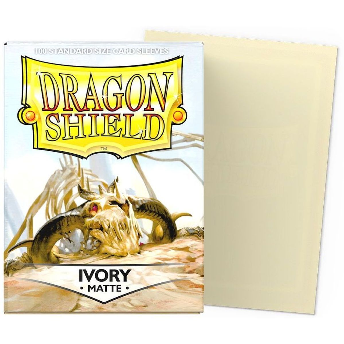 Item Dragon Shield - Standardhüllen - Mattes Elfenbein (100)