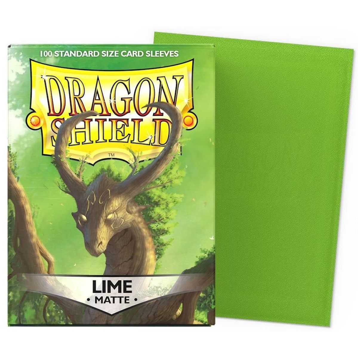 Item Dragon Shield - Standardhüllen - Matte Limette (100)