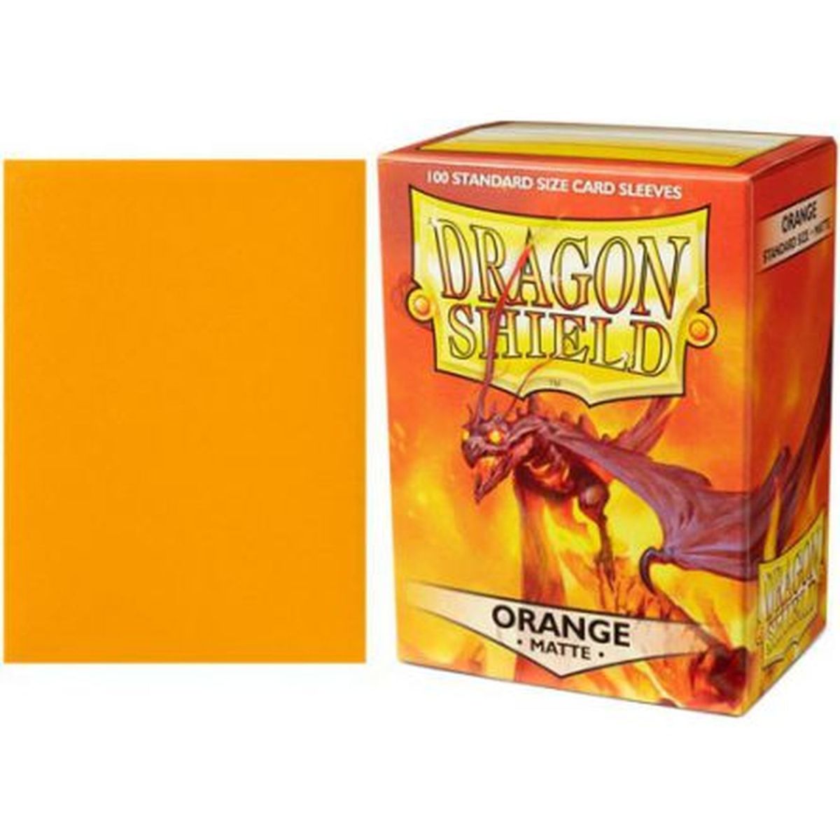 Dragon Shield - Standardhüllen - Mattorange (100)