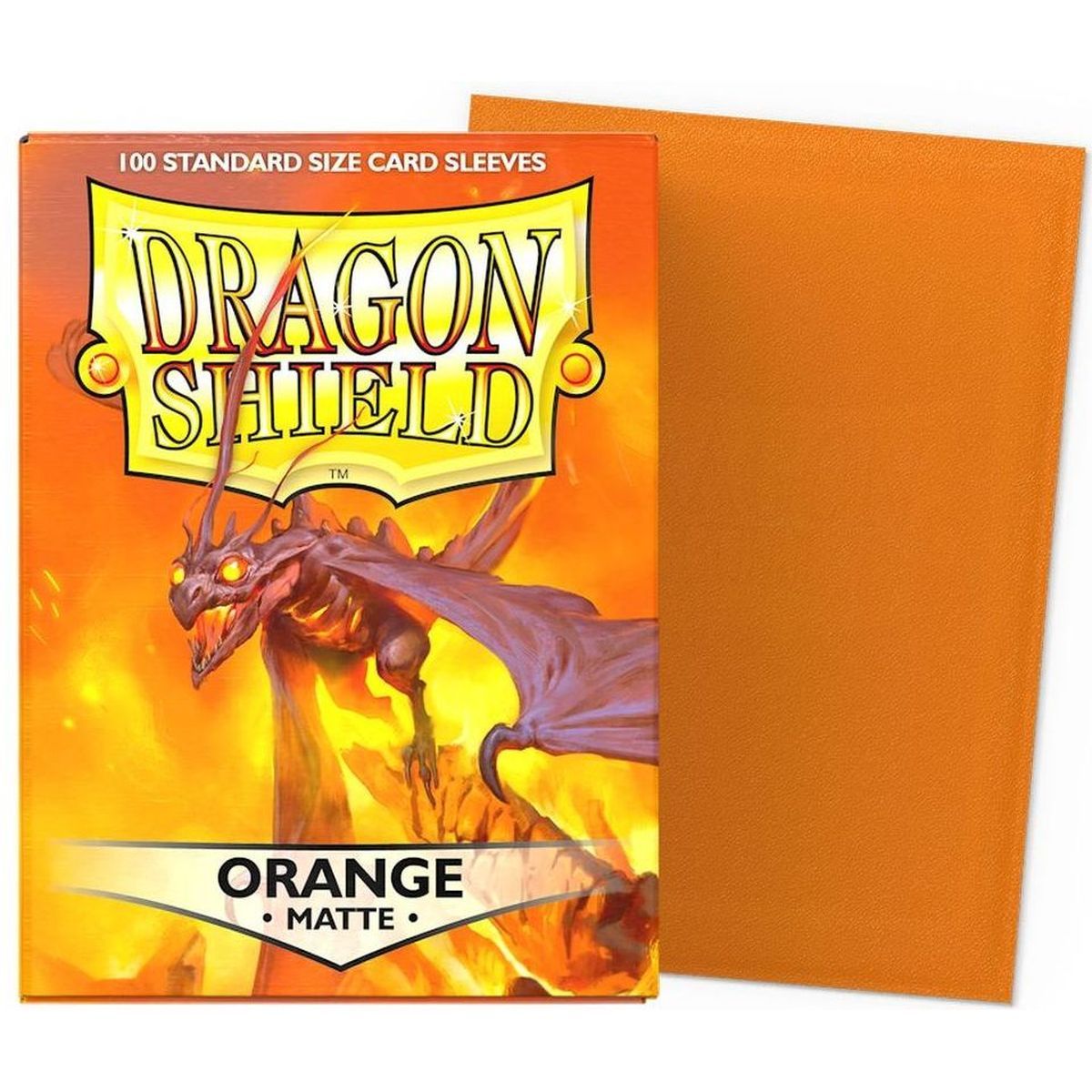 Item Dragon Shield - Standardhüllen - Mattorange (100)