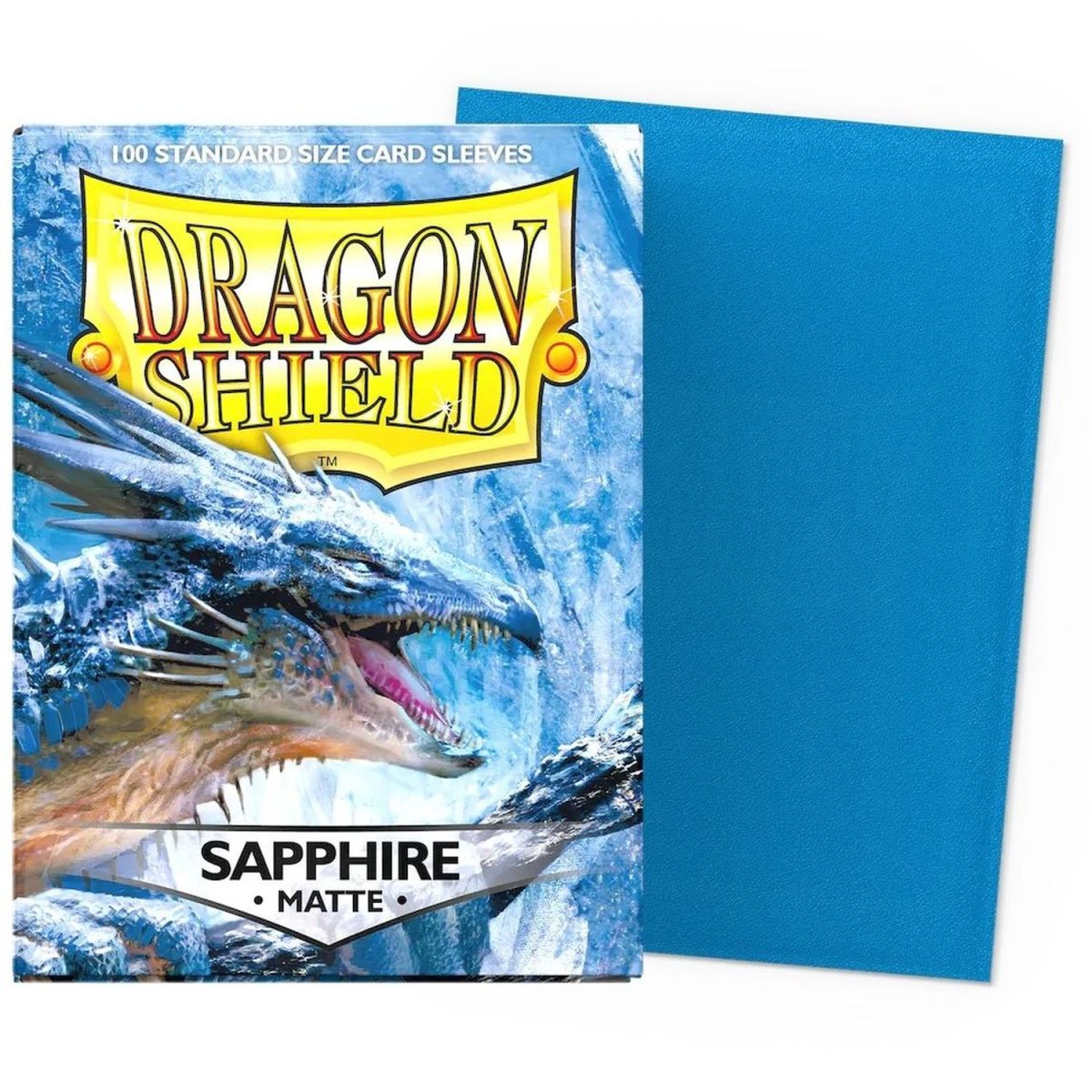 Item Dragon Shield – Standardhüllen – Mattsaphir (100)
