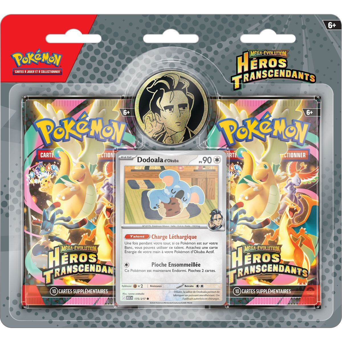 Duo-Pack – 2 Booster – Okubas Dodoala/Erikas Squeeze-ooh – Mega-Entwicklung – Transzendente Helden [ME02.5][ASC] – Pokémon – FR (Zufallsmodell)