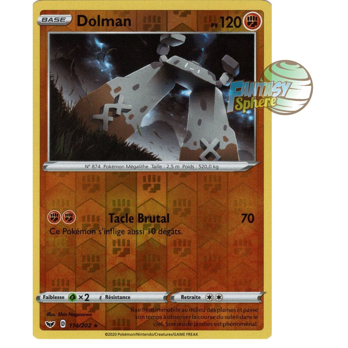 Dolman – Rückseite 114/202 – Schwert und Schild 1
