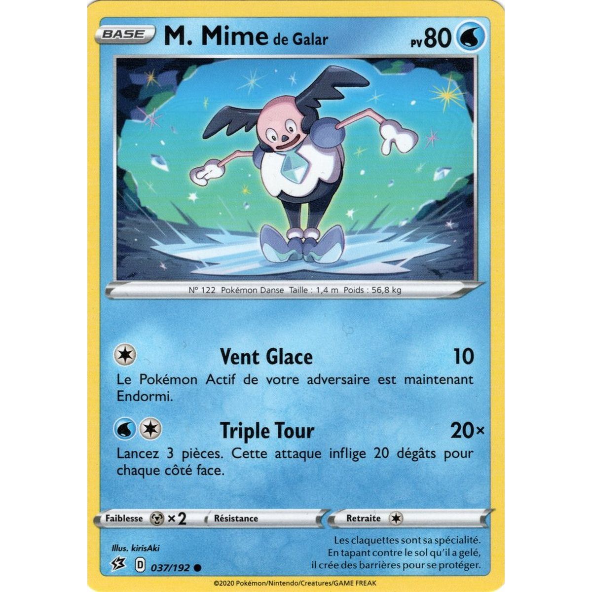 Mr. Mime of Galar – Commune 037/192 – Sword and Shield 2 Clash of the Rebels