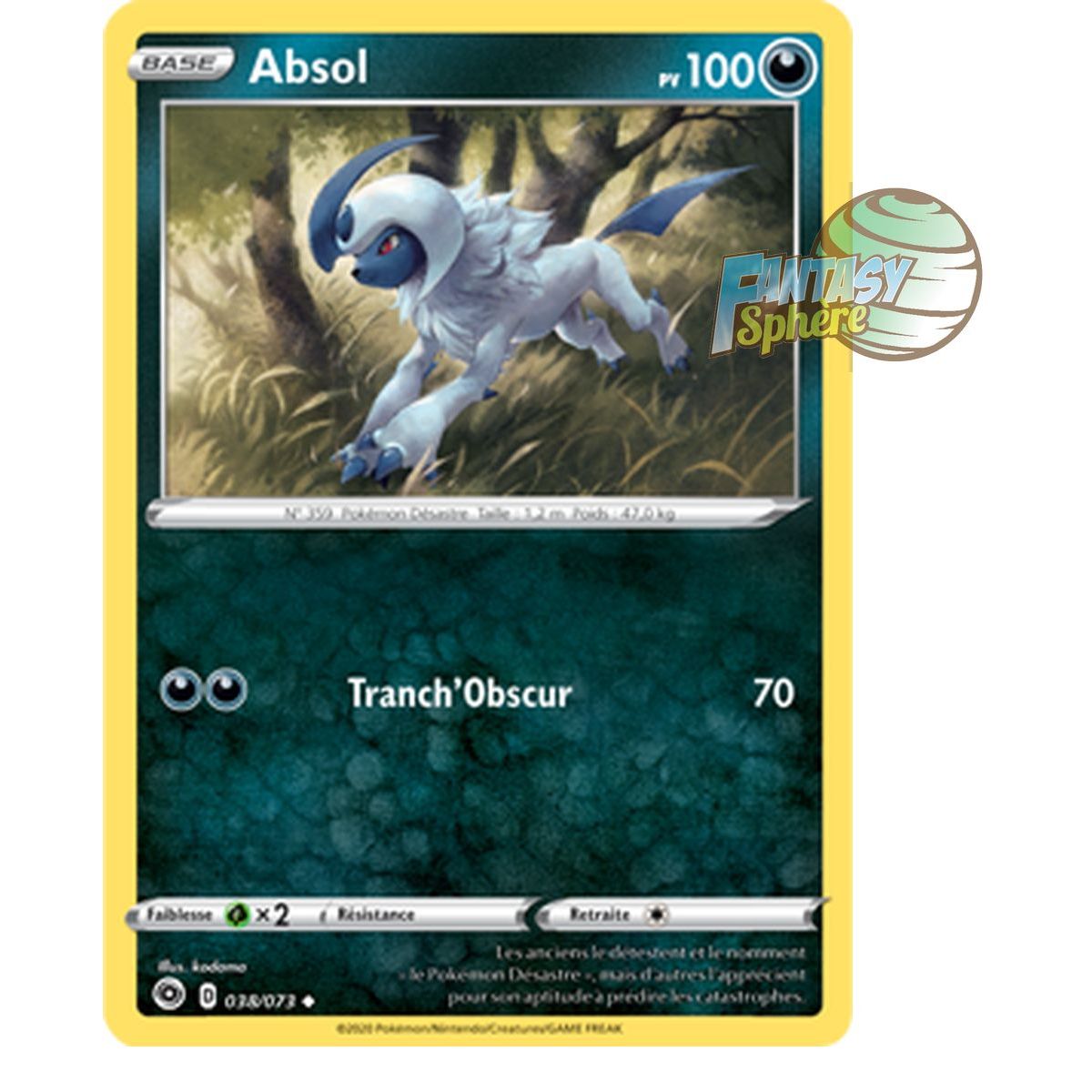 Item Absol – Rückseite 38/73 – Schwertschild 3.5 Der Weg des Meisters