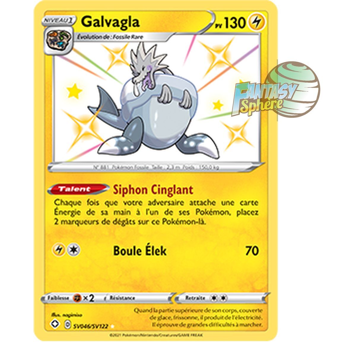 Galvagla – Shiny SV046/SV122 – Schwert und Schild 4.5 Radiant Destiny