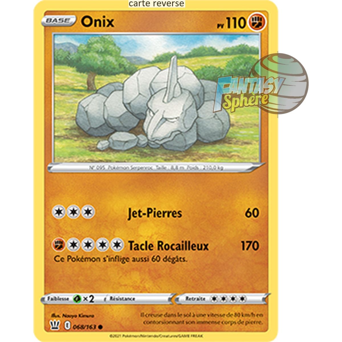 Onix – Reverse 68/163 – Schwert und Schild 5 Kampfstil