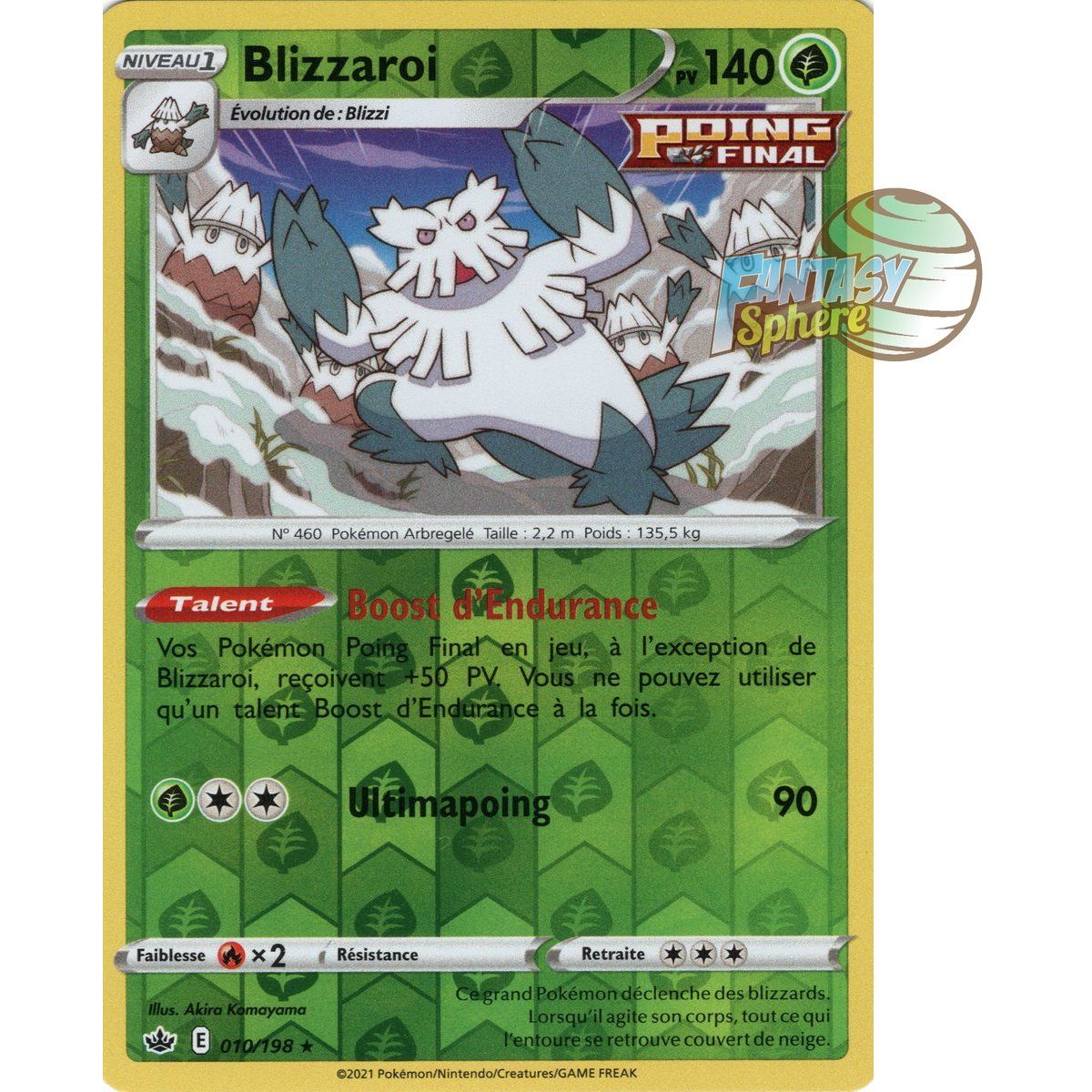 Blizzaroi – Rückseite 10/198 – Schwert und Schild 6 Ice Reign