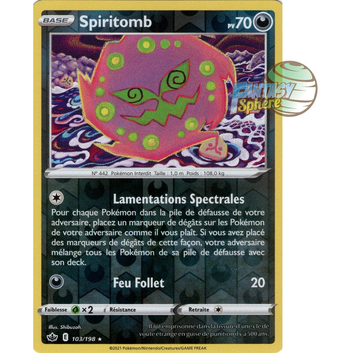 Item Spiritomb – Reverse 103/198 – Schwert und Schild 6 Reign of Ice