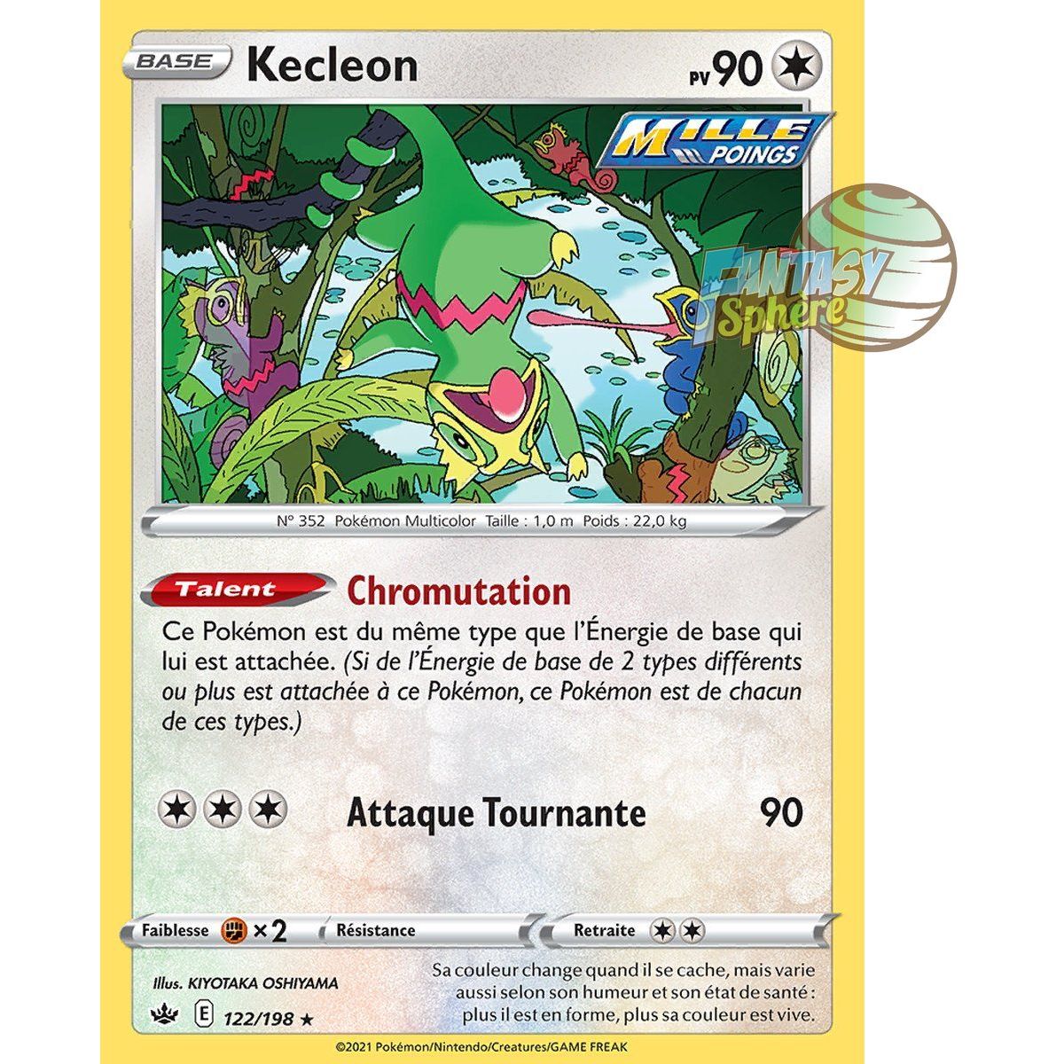 Kecleon – Selten 122/198 – Schwert und Schild 6 Reign of Ice