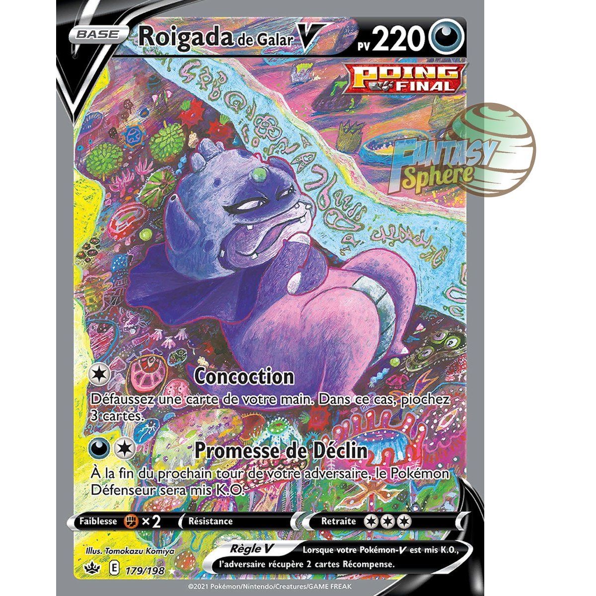 Item Galar Kingling V – Full Art Ultra Rare 179/198 – Schwert und Schild 6 Reign of Ice