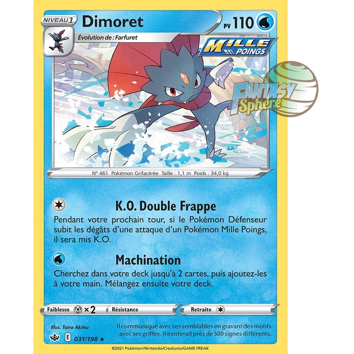 Dimoret – Holo Rare 31/198 – Schwert und Schild 6 Reign of Ice