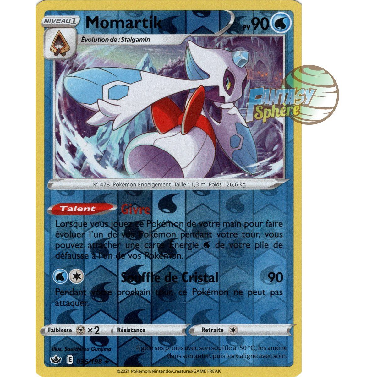 Momartik – Rückseite 36/198 – Schwert und Schild 6 Ice Reign