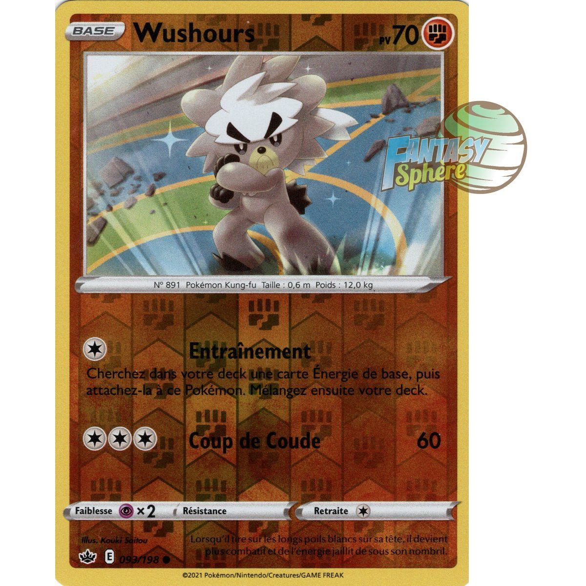 Wushours – Rückseite 93/198 – Schwert und Schild 6 Ice Reign
