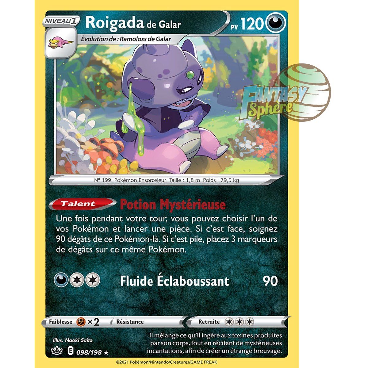 Galarian King – Holo Rare 98/198 – Schwert und Schild 6 Ice Reign