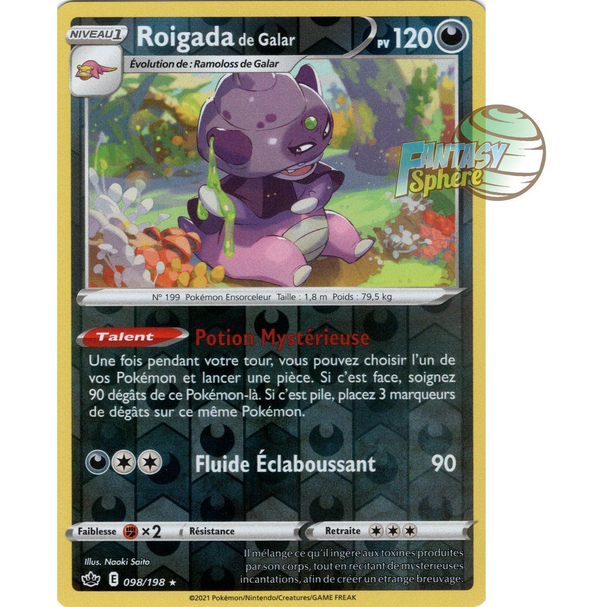 Galarian King – Reverse 98/198 – Schwert und Schild 6 Ice Reign