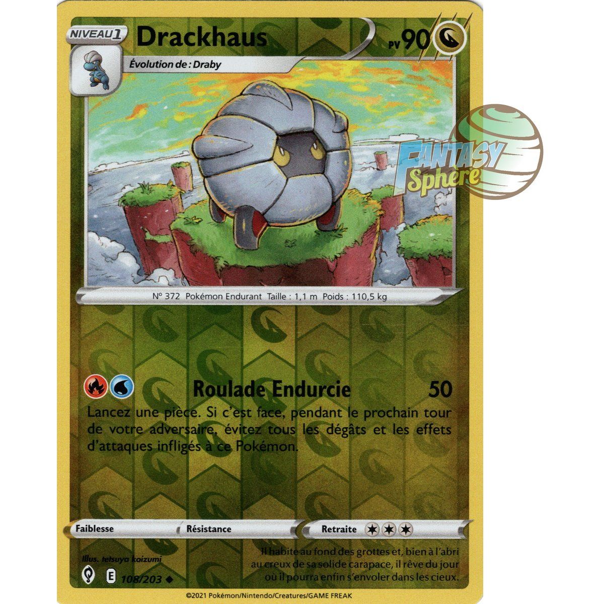 Drackhaus – Reverse 108/203 – Schwert und Schild 7 Evolution Celeste