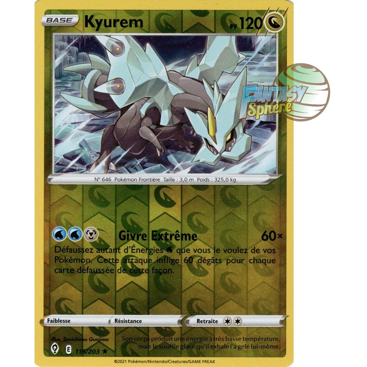 Kyurem – Rückseite 116/203 – Schwert und Schild 7 Celestial Evolution