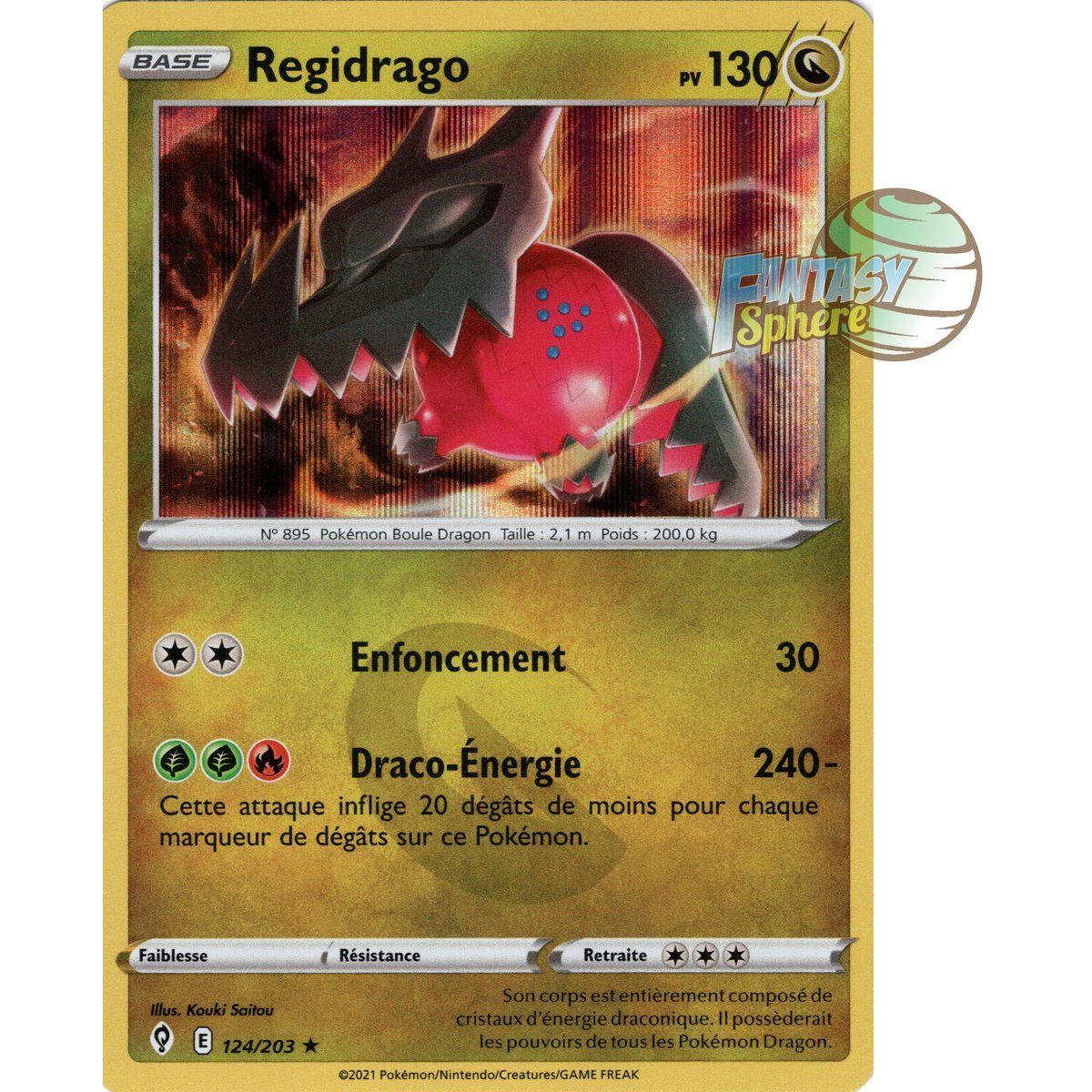 Regidrago – Holo Rare 124/203 – Schwert und Schild 7 Evolution Celeste