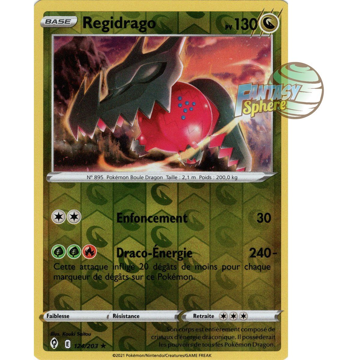 Regidrago – Rückseite 124/203 – Schwert und Schild 7 Celestial Evolution