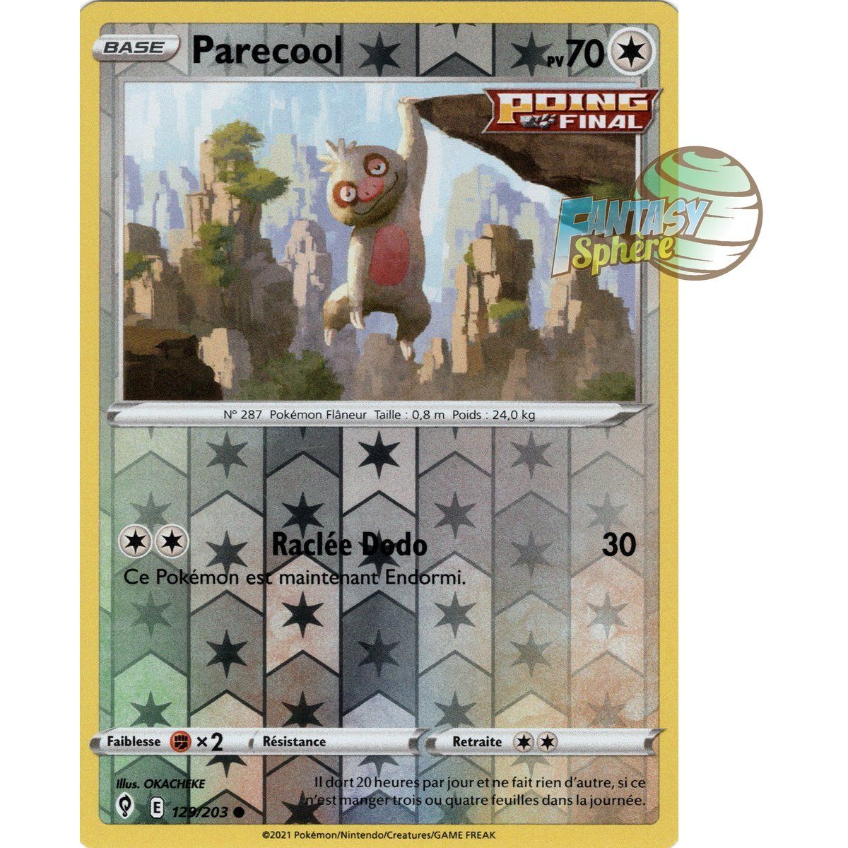Parecool – Reverse 129/203 – Schwert und Schild 7 Evolution Celeste