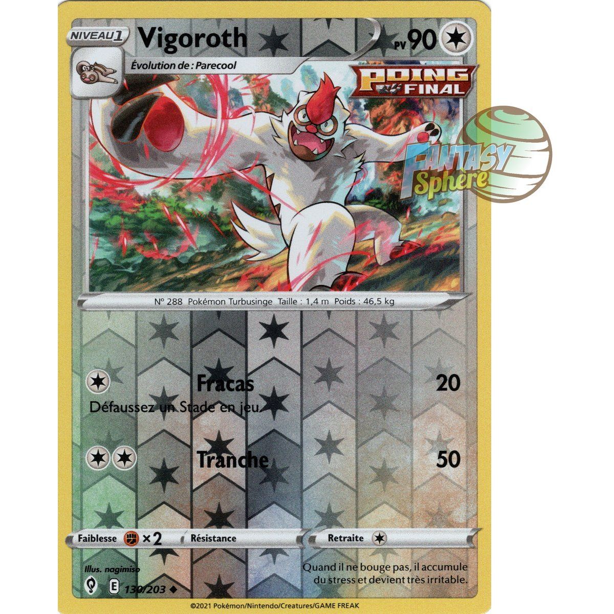 Vigoroth – Reverse 130/203 – Schwert und Schild 7 Celeste Evolution