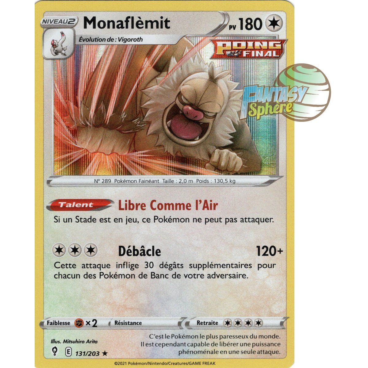 Monaflèmit – Holo Rare 131/203 – Schwert und Schild 7 Evolution Celeste