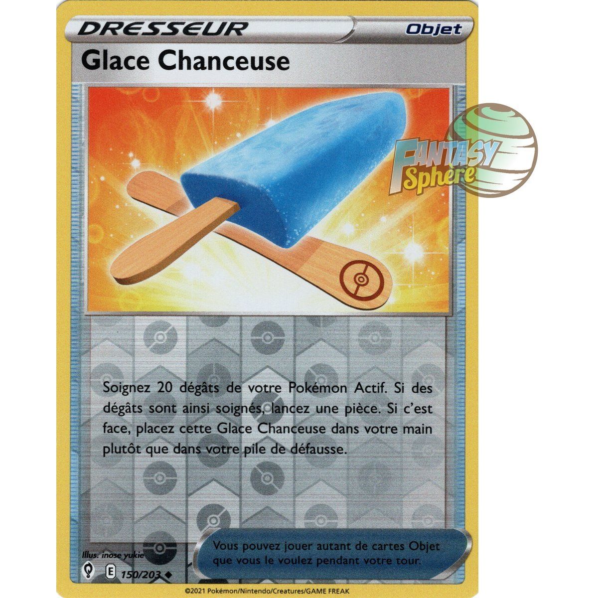 Item Lucky Ice – Reverse 150/203 – Schwert und Schild 7 Celeste Evolution