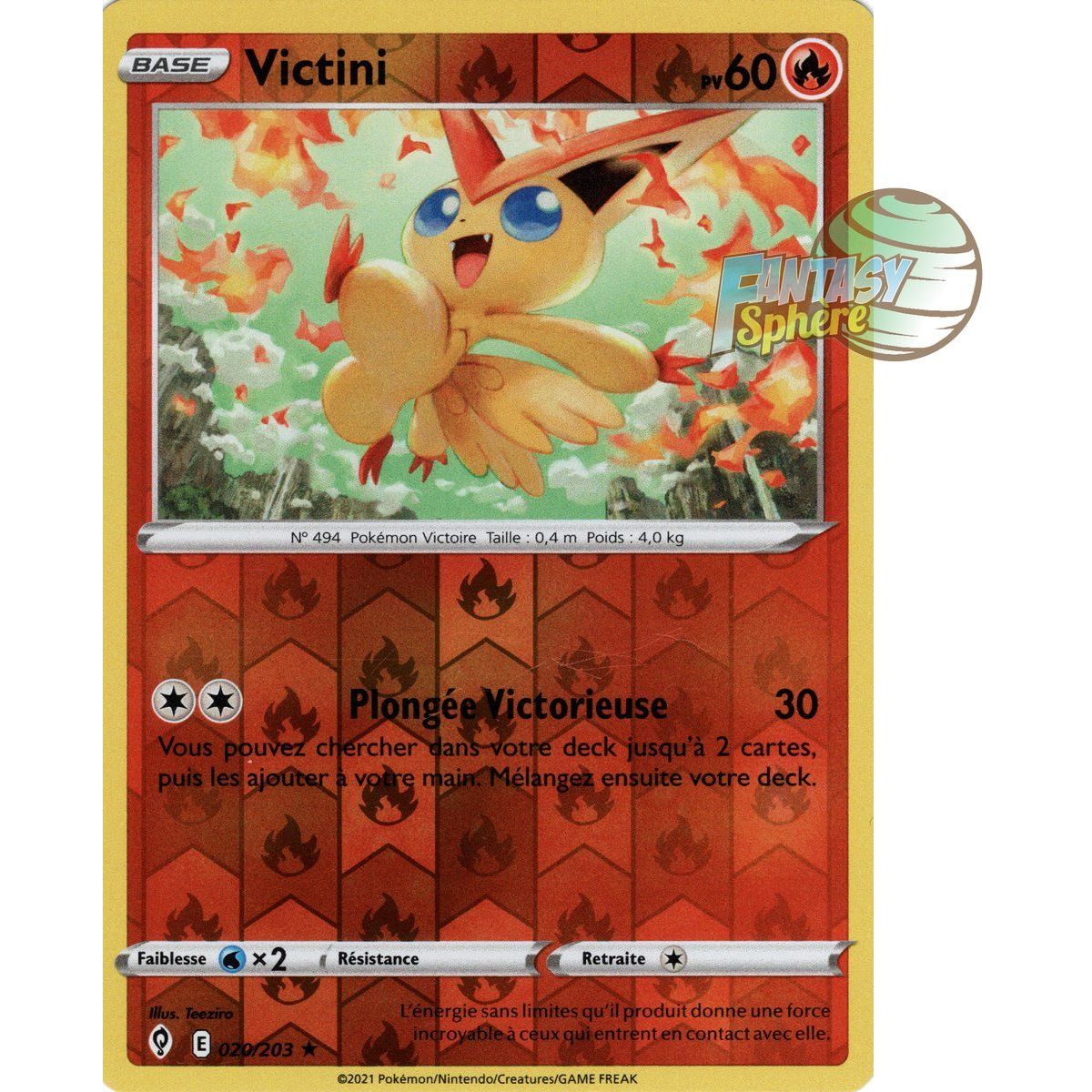 Victini – Reverse 20/203 – Schwert und Schild 7 Evolution Celeste