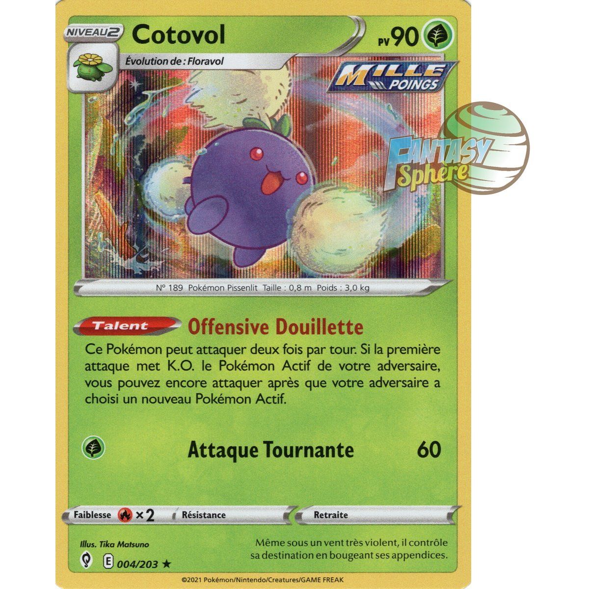Cotovol – Holo Rare 4/203 – Schwert und Schild 7 Celeste Evolution
