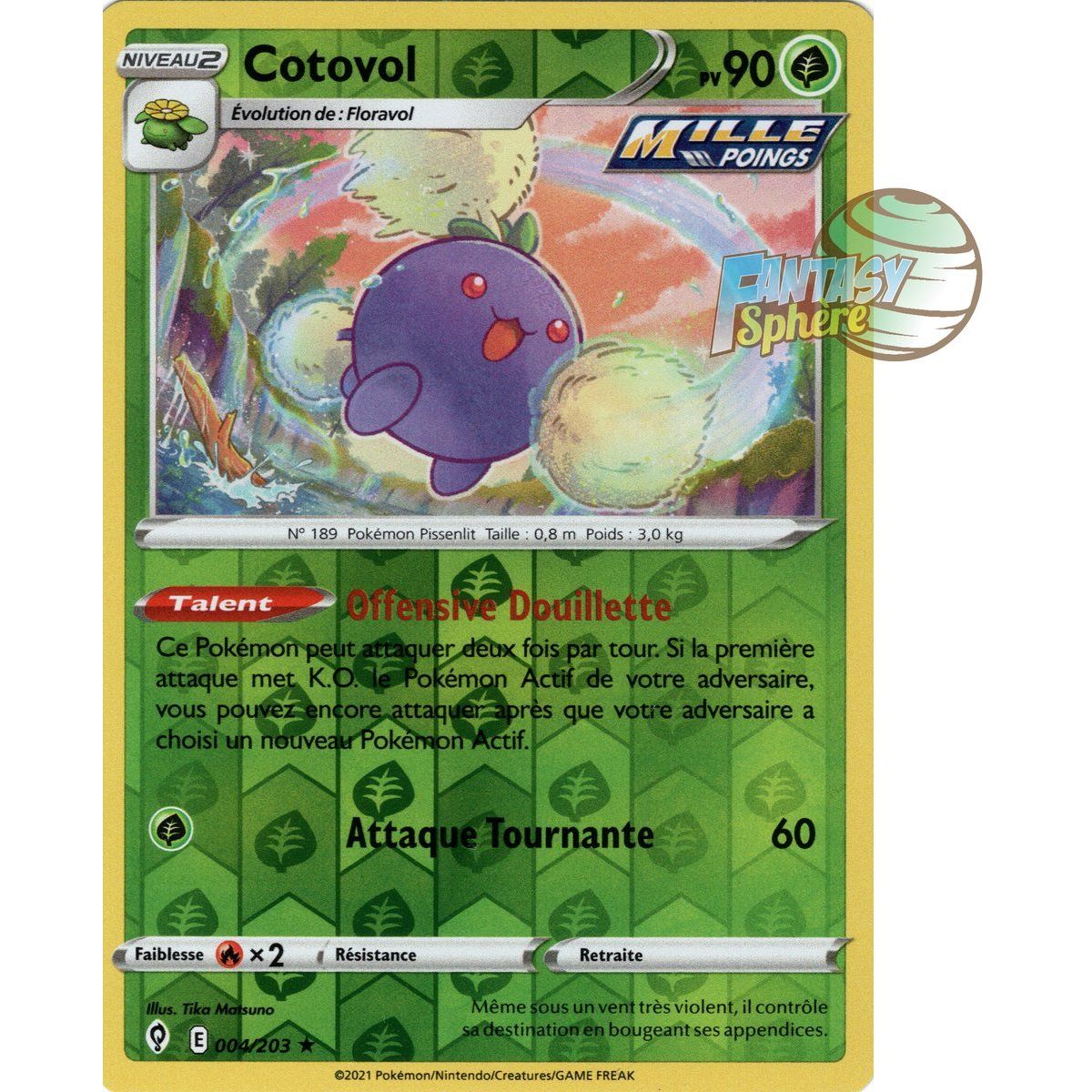 Cotovol – Rückseite 4/203 – Schwert und Schild 7 Celeste Evolution