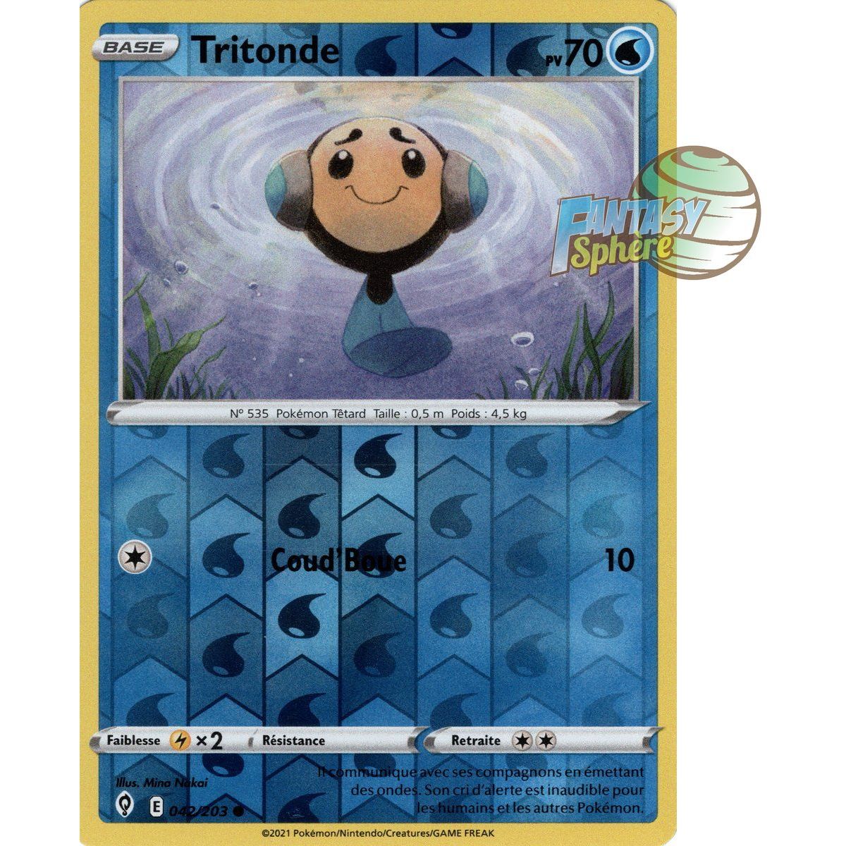 Tritonde – Rückseite 42/203 – Schwert und Schild 7 Celeste Evolution